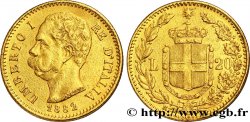 ITALIE 20 Lire Umberto Ier 1882 Rome - R