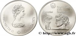 CANADA 5 Dollars JO Montréal 1976 athlète grec / Elisabeth II 1976