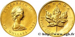 CANADA 10 Dollars or mapple leaf 1982