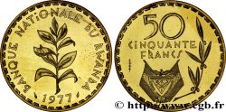 RWANDA Essai de 50 Francs 1977 Paris