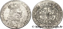 POLOGNE 8 Groschen Auguste III de Saxe / armes 1753
