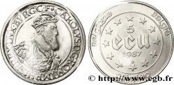 BELGIQUE 5 Ecu Charles Quint 1987