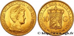 PAYS-BAS 10 Gulden, 3e type Wilhelmina 1917 Utrecht