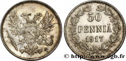 FINLAND 50 Pennia aigle bicéphale 1917 Helsinki