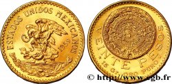 MEXIQUE 20 Pesos or Aigle du Mexique / la “Pierre du Soleil” (calendrier aztèque) 1959 Mexico