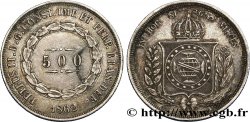 BRÉSIL 500 Reis Empereur Pierre II 1862