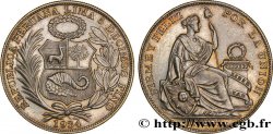 PÉROU 1 Sol emblème / “Liberté” 1934 Lima