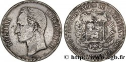 VENEZUELA 5 Bolivares Simon Bolivar 1911 Paris