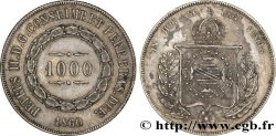 BRÉSIL 1000 Reis Empereur Pierre II 1860