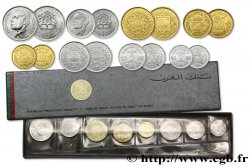 MAROKKO Série de 8 Monnaies AH 1370-1384 1951-1965 Paris