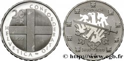 SVIZZERA  20 Francs BE Bataille de Dornach 1999 Berne - B