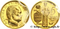 MONACO Essai de 5 Centimes 1976 Paris