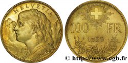SUISSE Essai de 100 Francs  Vreneli  1925 Berne - B