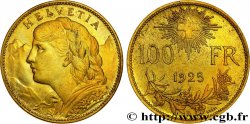 SWITZERLAND - CONFEDERATION Essai de 100 Francs  Vreneli  1925 Berne