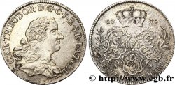 ALLEMAGNE - PALATINAT 1/4 Konventionthaler Charles Théodore IV / armes 1765