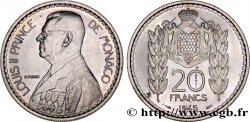 MONACO Essai de 20 Francs Turin Louis II 1945 Paris SPL