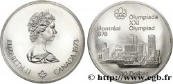 CANADA 10 Dollars JO Montréal 1976 “skyline” de Montréal / Elisabeth II 1973