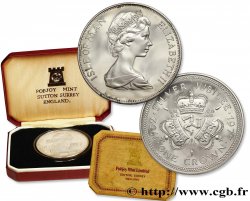 ÎLE DE MAN 1 Crown Elisabeth II, jubilé d’argent 1977