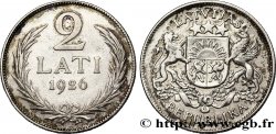 LETTONIE 2 Lati 1926  SUP
