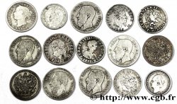 LOTS DE MONNAIES DU MONDE Lot de 15 monnaies en argent n.d -