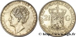 PAYS-BAS 2 1/2 Gulden Wilhelmina 1933