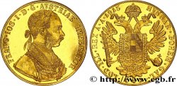 AUTRICHE 4 Ducats, refrappe moderne François Joseph / aigle bicéphale 1915