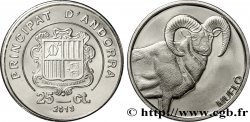 ANDORRA 25 Centims blason / Mouflon 2013