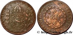 BRÉSIL 80 Reis Pierre II 1832 Rio de Janeiro