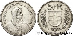 SVIZZERA 5 Francs Berger des alpes 1932 Berne - B