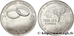 CAMERUN 7500 Francs CFA anneaux nuptiaux 2006 