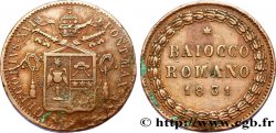 VATICAN ET ÉTATS PONTIFICAUX Baiocco Grégoire XVI 1831 Rome