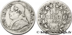 VATICANO Y ESTADOS PONTIFICIOS 10 Soldi 1867 Rome