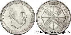 ESPAGNE 100 Pesetas Francisco Franco (1968 dans les étoiles) 1966