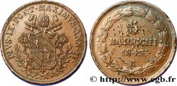 VATICAN ET ÉTATS PONTIFICAUX 5 Baiocchi 1849 Rome