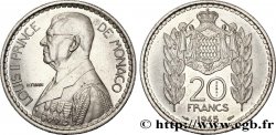 MONACO Essai de 20 Francs Louis II 1945 Paris