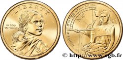 ÉTATS-UNIS D AMÉRIQUE 1 Dollar Sacagawea / Accueil des indiens lors de l’expédition Lewis et Clark type tranche A 2014 Philadelphie - P