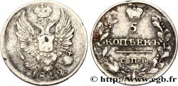 RUSSIE 5 Kopecks aigle bicéphale 1819 Saint-Petersbourg