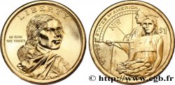 ÉTATS-UNIS D AMÉRIQUE 1 Dollar Sacagawea / Accueil des indiens lors de l’expédition Lewis et Clark type tranche B 2014 Denver