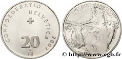 SUISSE 20 Francs 100e anniversaire de la Banque nationale suisse, le compositeur Arthur Honegger 2007 Berne - B