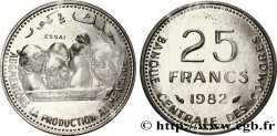 KOMOREN Essai de 25 Francs poussins et oeufs 1982 Paris