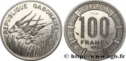 GABUN Essai de 100 Francs antilopes type “BEAC” 1975 Paris