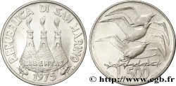 SAN MARINO 500 Lire 3 tours / mouettes en vol 1975 Rome - R