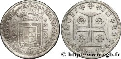 PORTUGAL 400 Réis Marie et Pierre III écu couronné 1782
