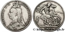 VEREINIGTEN KÖNIGREICH 1 Crown Victoria buste du jubilé / St Georges terrassant le dragon 1892