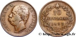 ITALIE 10 Centesimi Humbert Ier 1893 Rome - R
