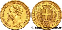 ITALIEN - KÖNIGREICH SARDINIEN 20 Lire Victor-Emmanuel II 1855 Gênes
