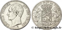 BELGIQUE 5 Francs Léopold Ier 1851