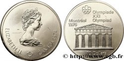 CANADá
 10 Dollars JO Montréal 1976 temple de Zeus / Elisabeth II 1974 