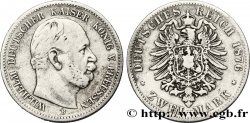 GERMANY - PRUSSIA 2 Mark Guillaume Ier 1876 Hanovre