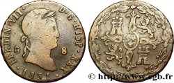 SPAIN 8 Maravedis Ferdinand VII 1831 Ségovie
